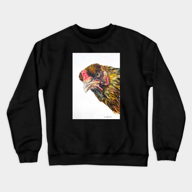 Inez the Brahma Chicken Crewneck Sweatshirt by jenesaiscluck